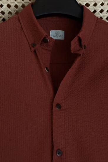 Burnt Orange Solid Shirt