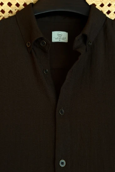 Matte Coffee Solid Shirt