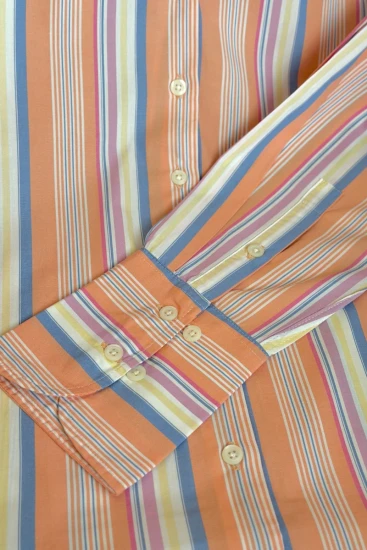 FEMALE Multi Colour Stripes Female Relax Fit Shirt