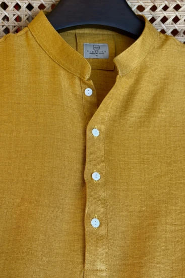 Yellow Solid Panjabi