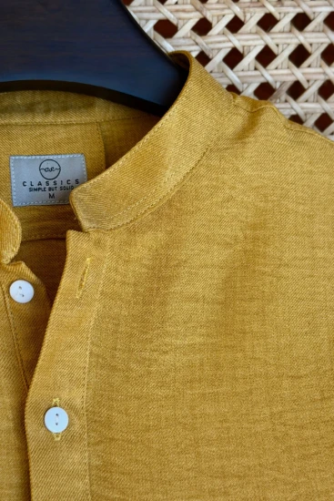 Yellow Solid Panjabi